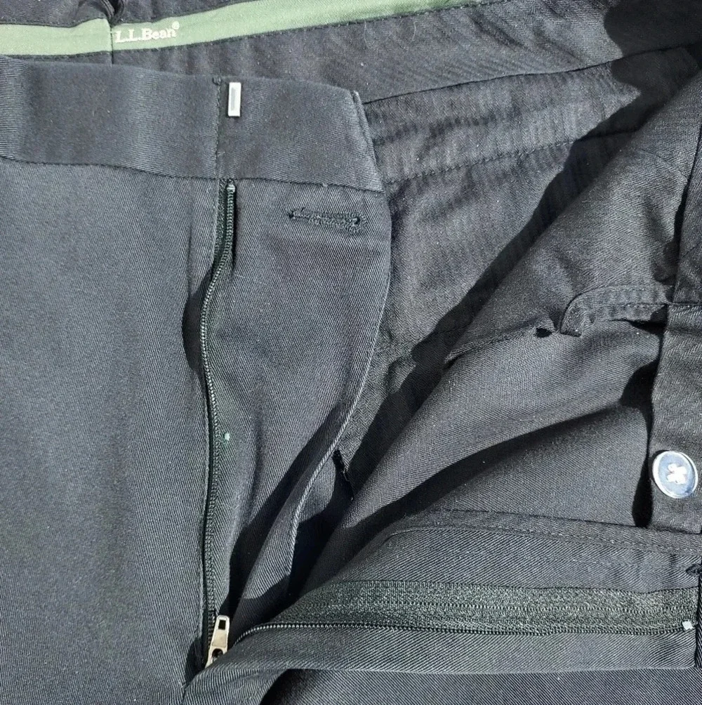 L.L.Bean Comfort Waist Dark Blue Mens Pants Size 38